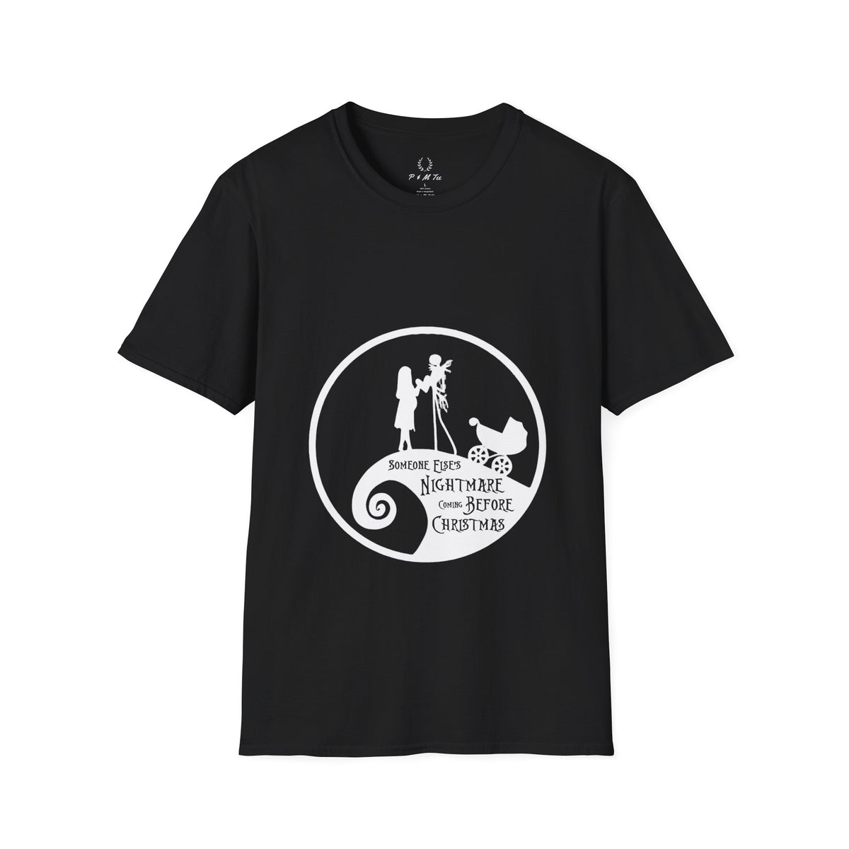 The Nightmare Before Christmas T-Shirt | Jack Skellington Sally Silhouette
