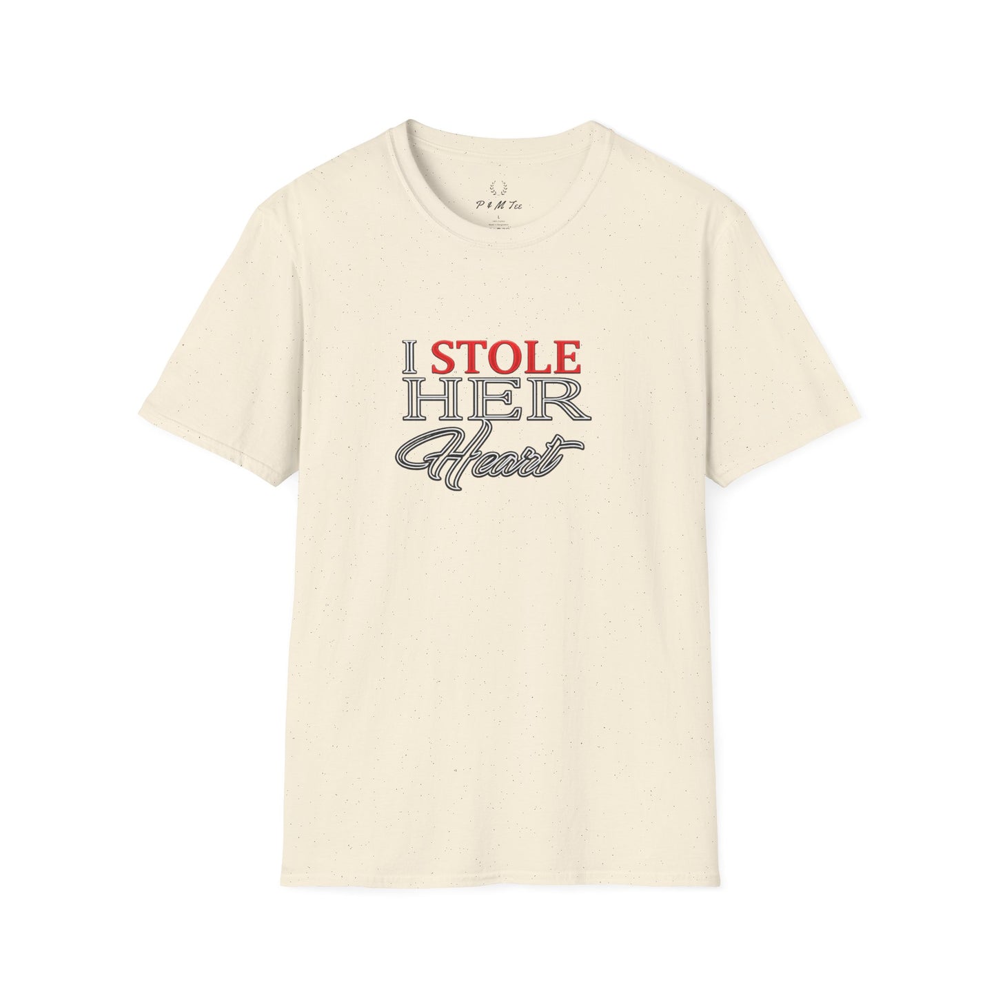 I Stole Her Heart T-Shirt — Romantic Couples Valentine Tee