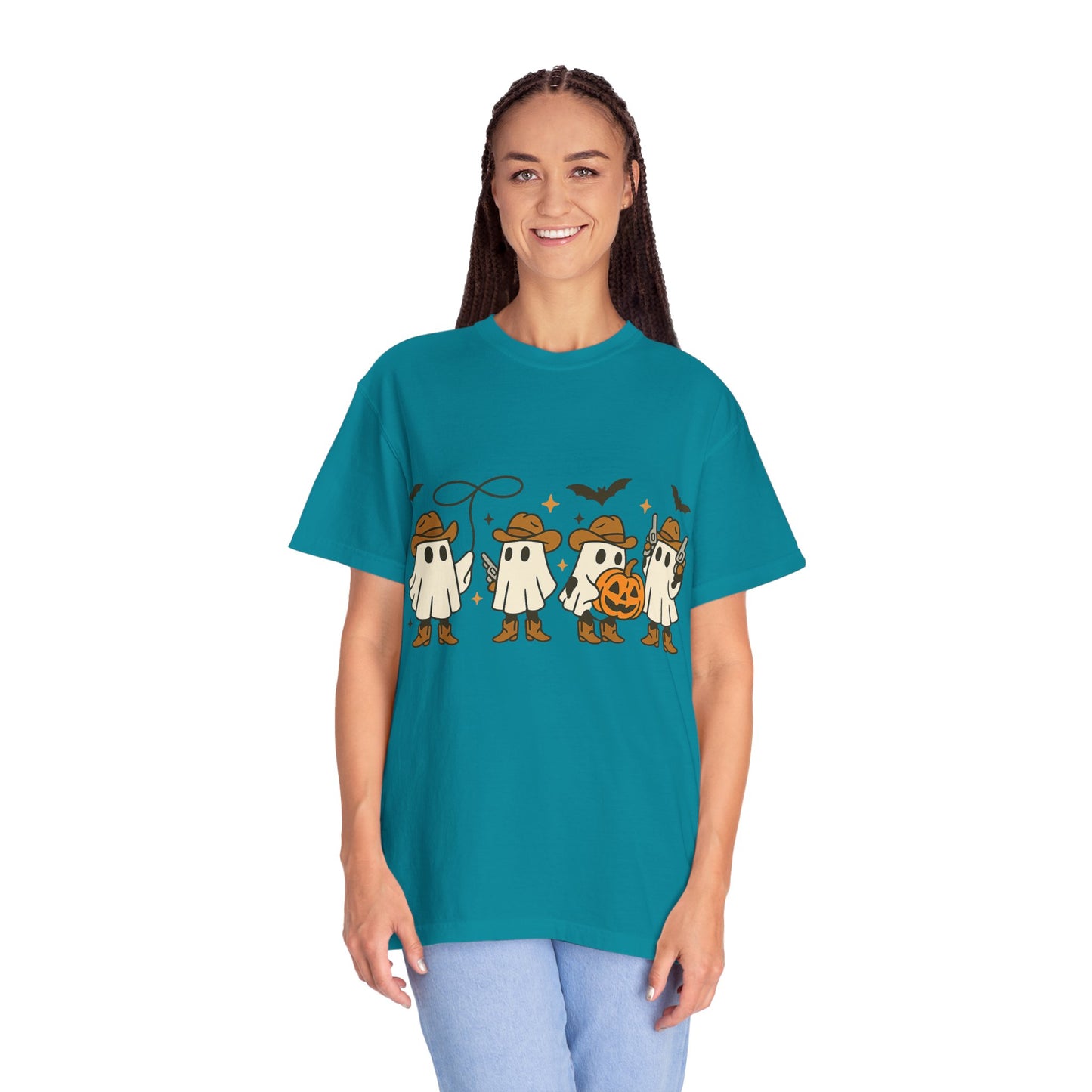 Western Ghost T-Shirt, Halloween Shirt, Cute Ghost Shirt, Halloween Party Shirt, Spooky Fall Shirt, Country Girl Gift