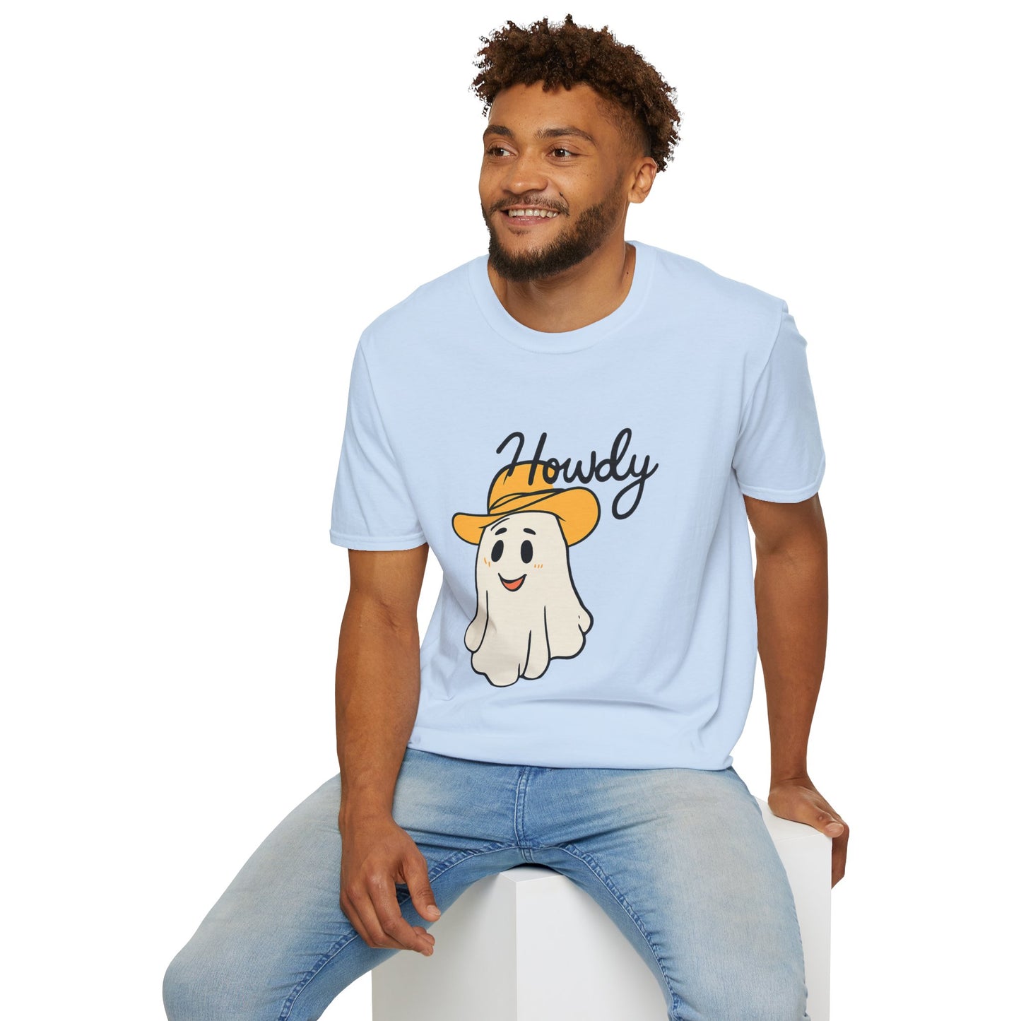 Howdy Shirt, use Howdy Cowboy Ghost T-Shirt – Cute Western Halloween Tee.