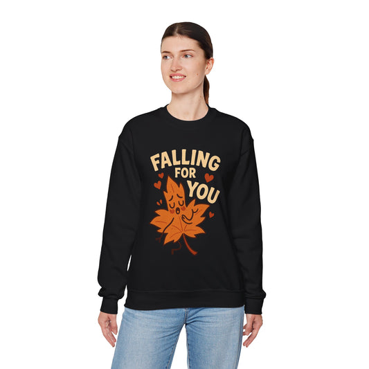 Falling For You Shirt | Cute Fall Leaf Pun Tee | Funny Autumn T-Shirt for Pumpkin Spice & Fall Lovers | Fall Puns
