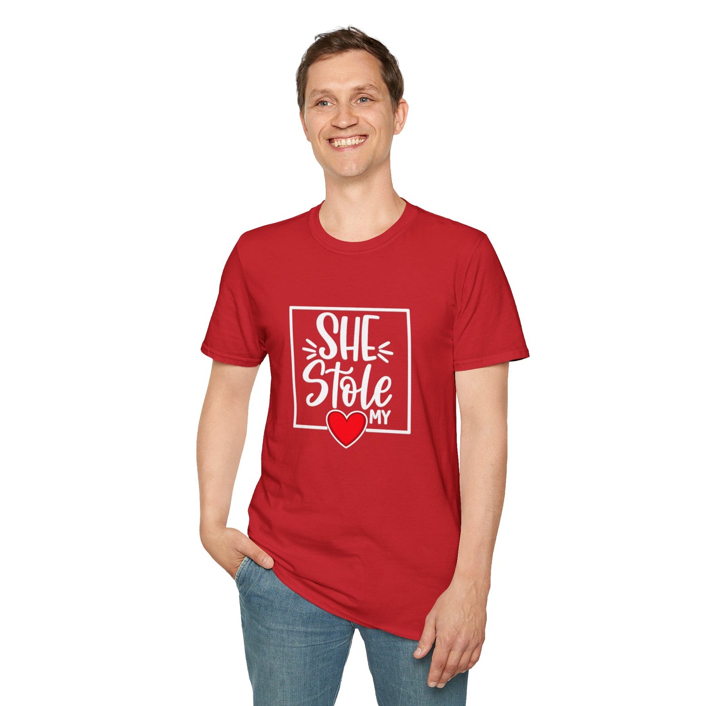 She Stole My Heart T-Shirt | Cute Couples Valentine Tee
