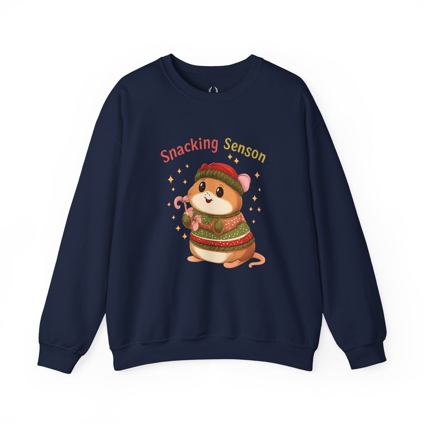 Snacking Season Hamster Christmas Sweatshirt Cute Holiday