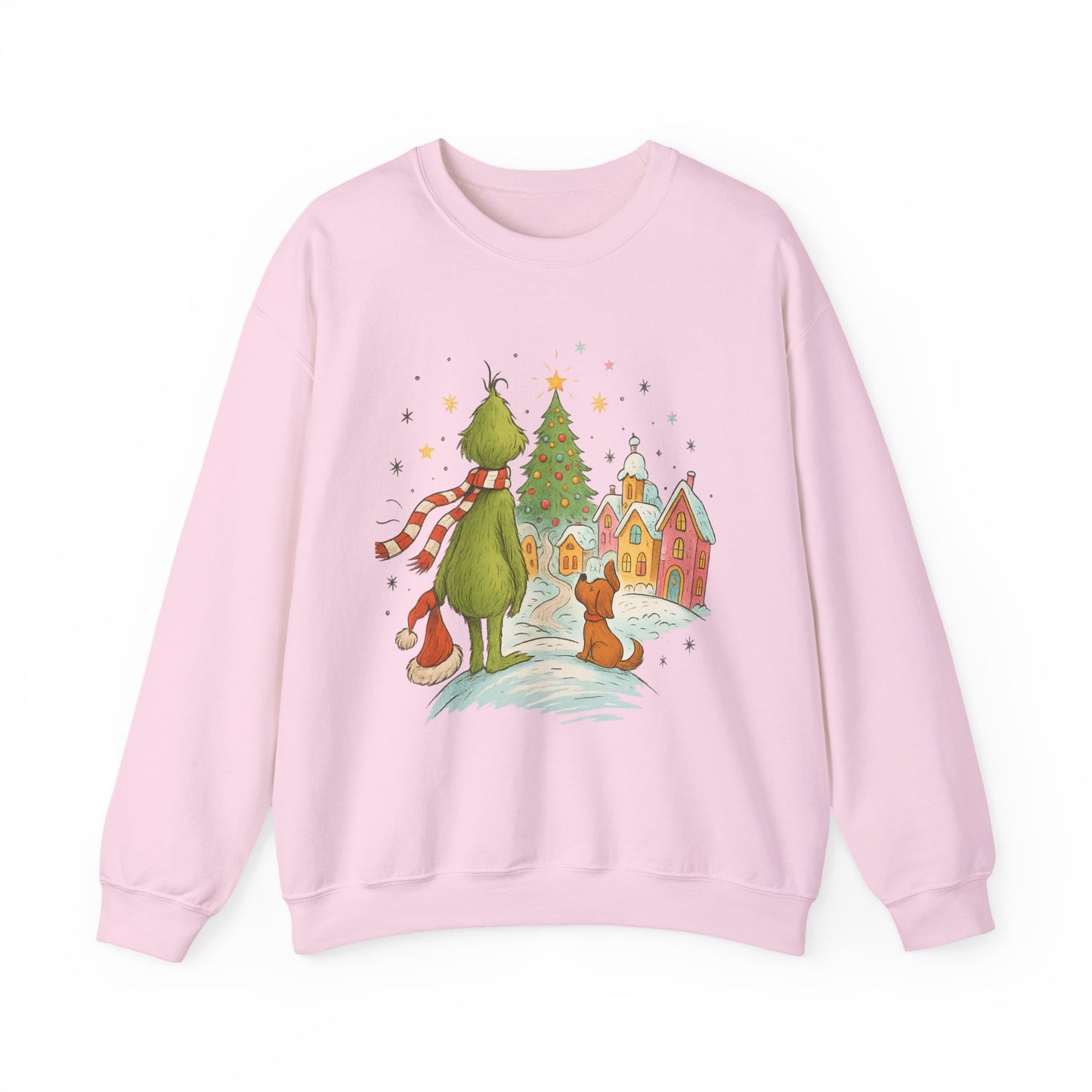 Retro Grinchy Christmas Sweatshirt – Vintage Grinch Holiday Crewneck