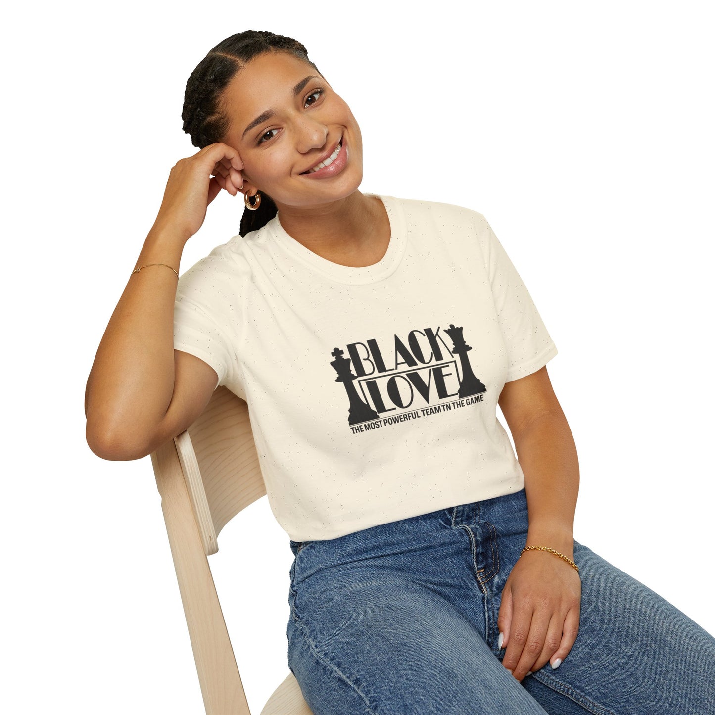 Black Love Chess Tee | "Black Love: A Most Powerful Team in the Game" Graphic T-Shirt