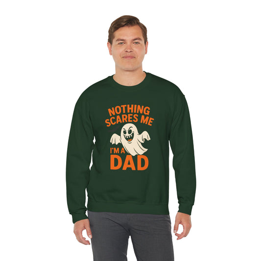 Halloween Dad Sweatshirt | Unisex Crewneck | Funny Ghost Design | Perfect for Halloween | Gift for Dads | Casual Fall Apparel