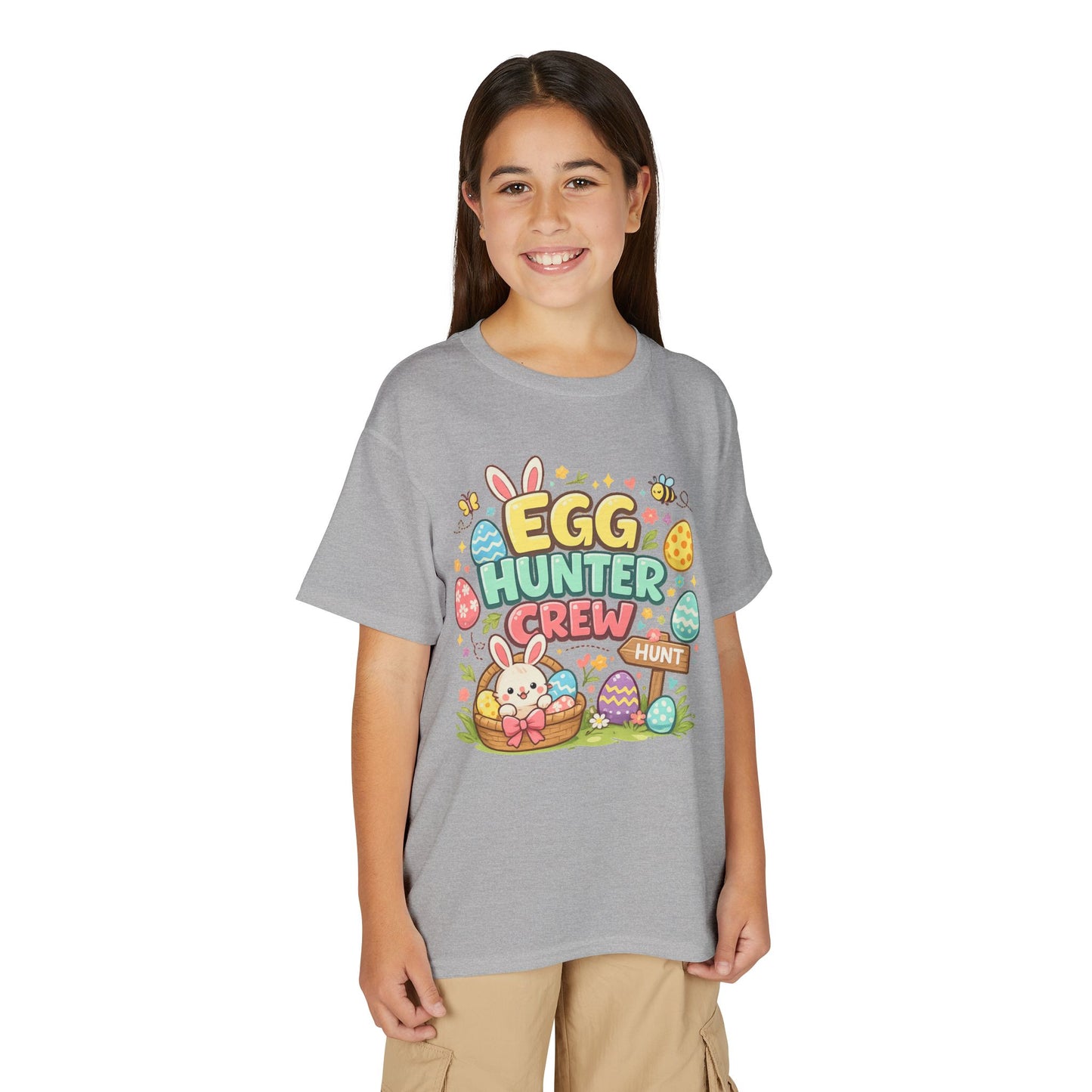 Egg Hunter Crew Youth T-Shirt — Kids Easter Bunny & Egg Hunt Tee