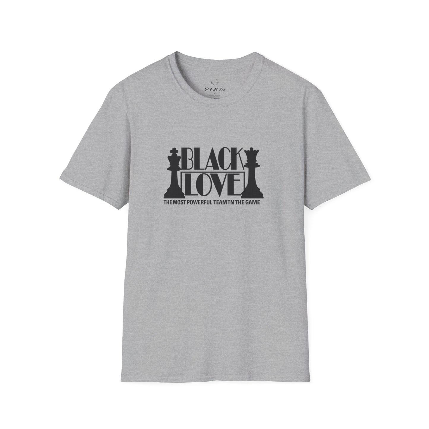 Black Love Chess Tee | "Black Love: A Most Powerful Team in the Game" Graphic T-Shirt