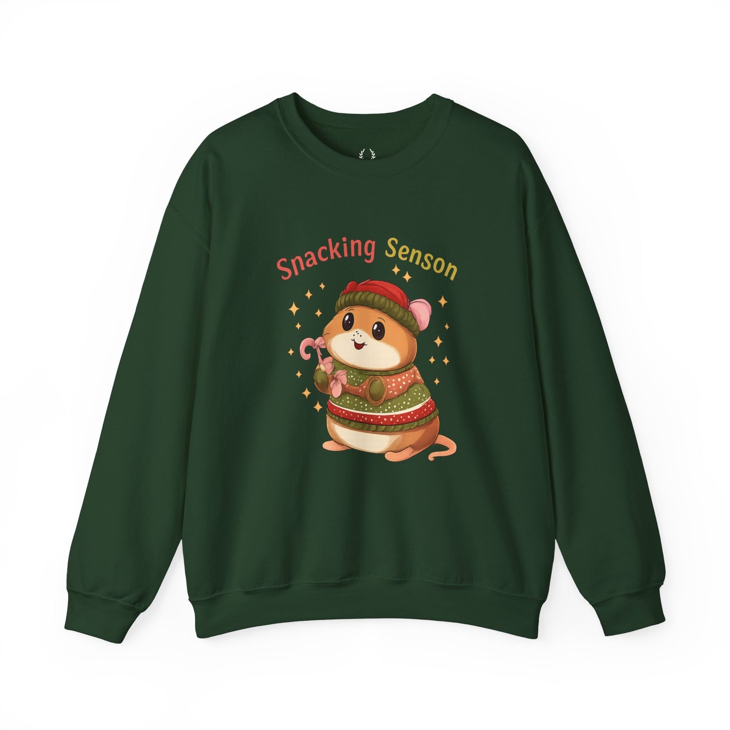 Snacking Season Hamster Christmas Sweatshirt Cute Holiday