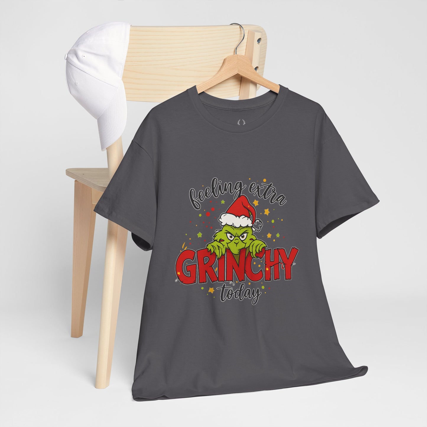 Grinch “Feeling Extra Grinchy Today” Christmas T-Shirt – Funny Holiday Tee