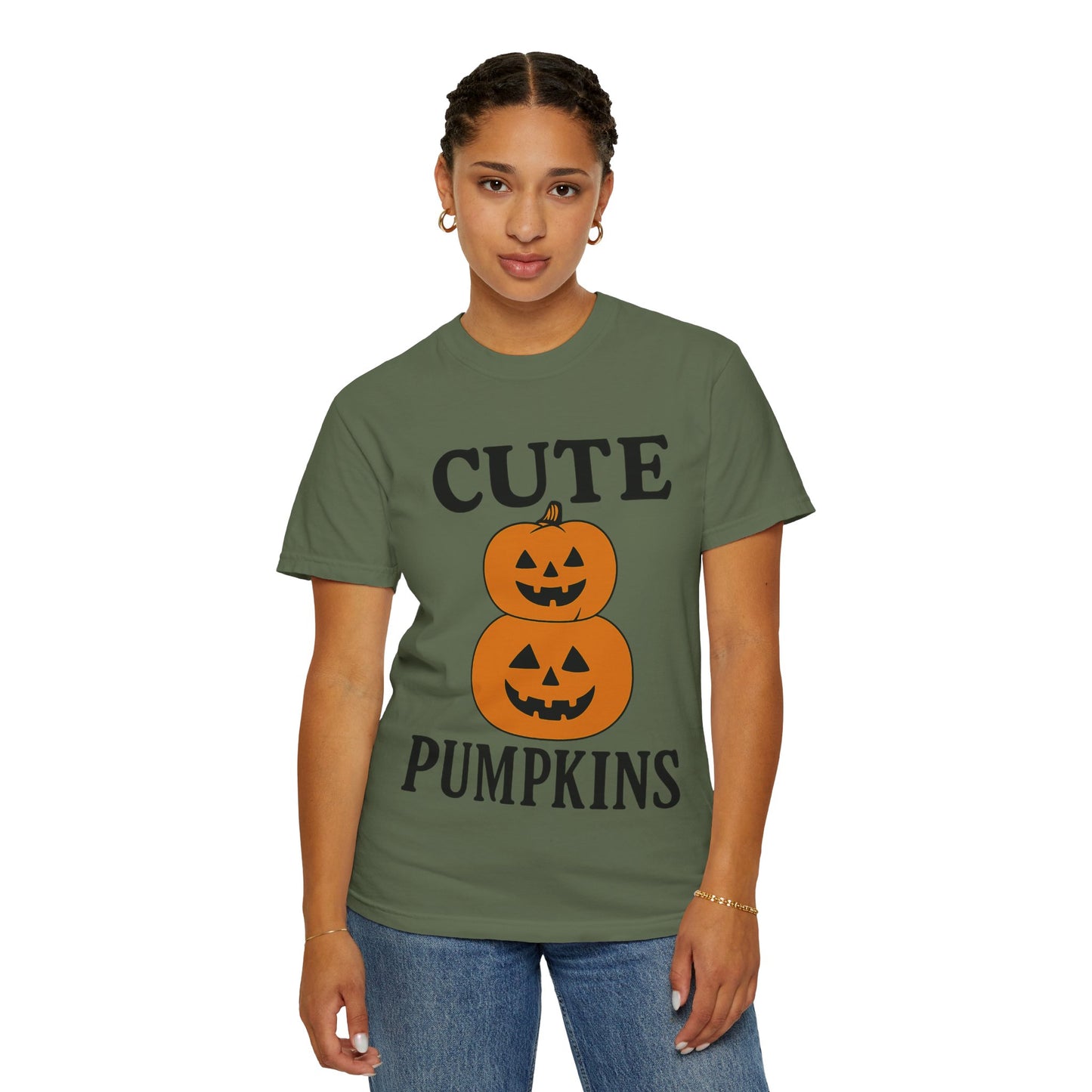 Cute Pumpkins Halloween T-Shirt – Funny Jack-O’-Lantern Graphic Tee for Men, Women & Kids