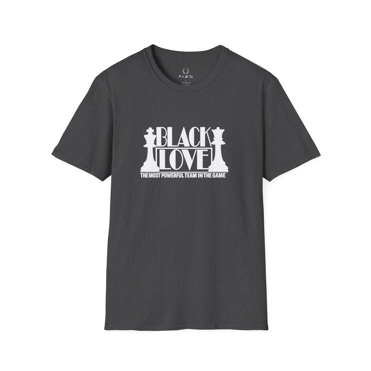 Black Love Chess Tee | "Black Love: A Most Powerful Team in the Game" Graphic T-Shirt