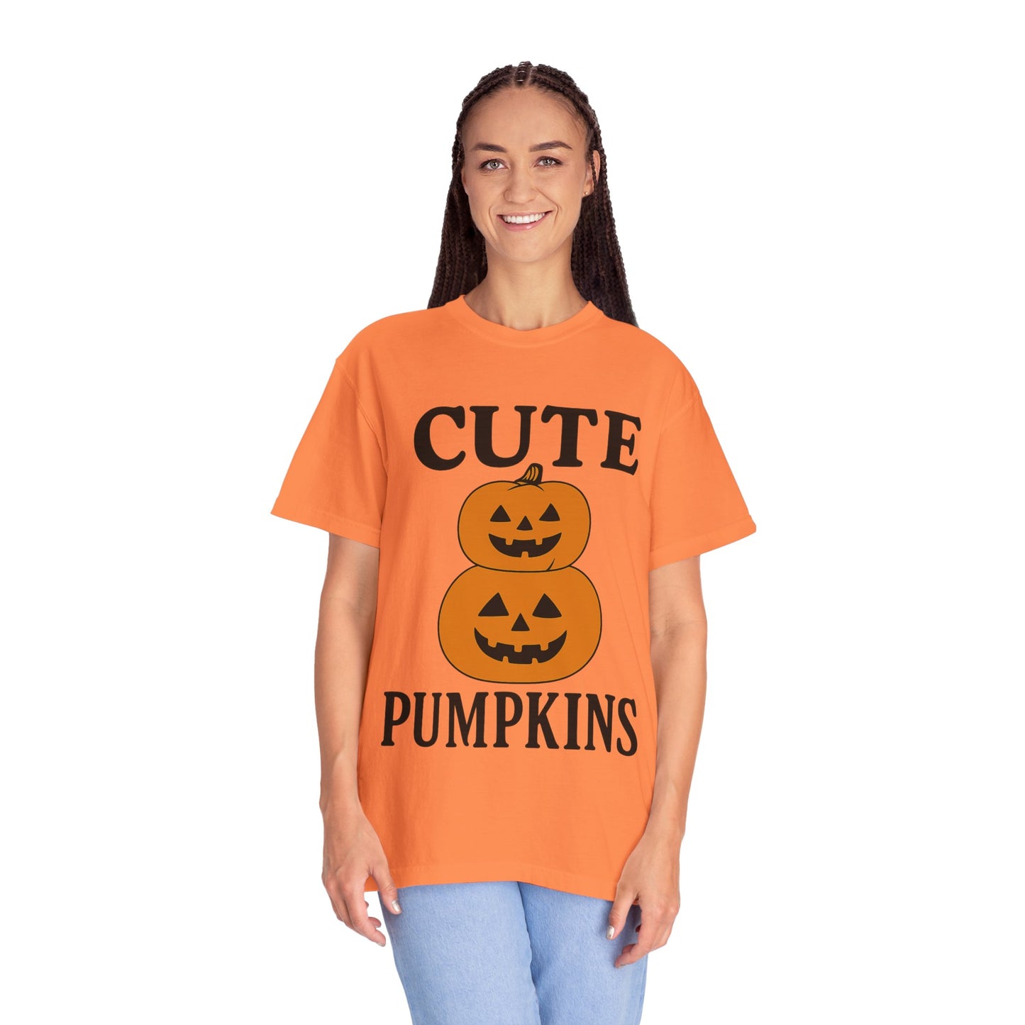 Cute Pumpkins Halloween T-Shirt – Funny Jack-O’-Lantern Graphic Tee for Men, Women & Kids