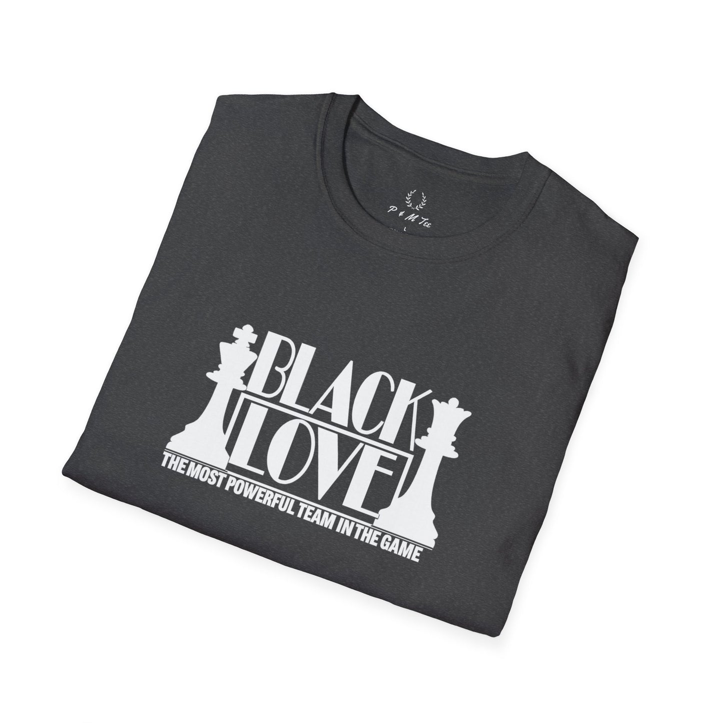 Black Love Chess Tee | "Black Love: A Most Powerful Team in the Game" Graphic T-Shirt