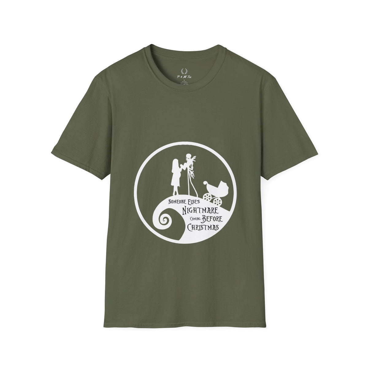 The Nightmare Before Christmas T-Shirt | Jack Skellington Sally Silhouette