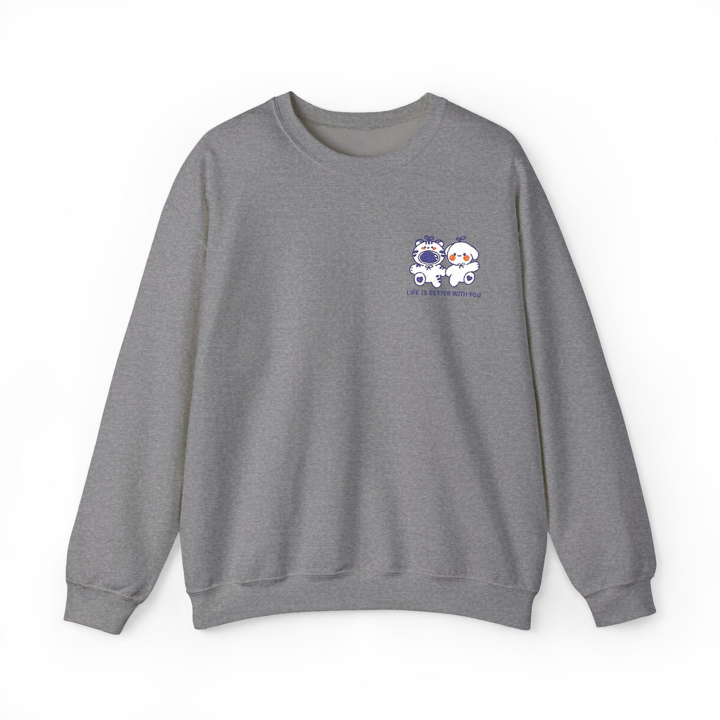Crewneck Sweatshirt - Better Together Cute Companion