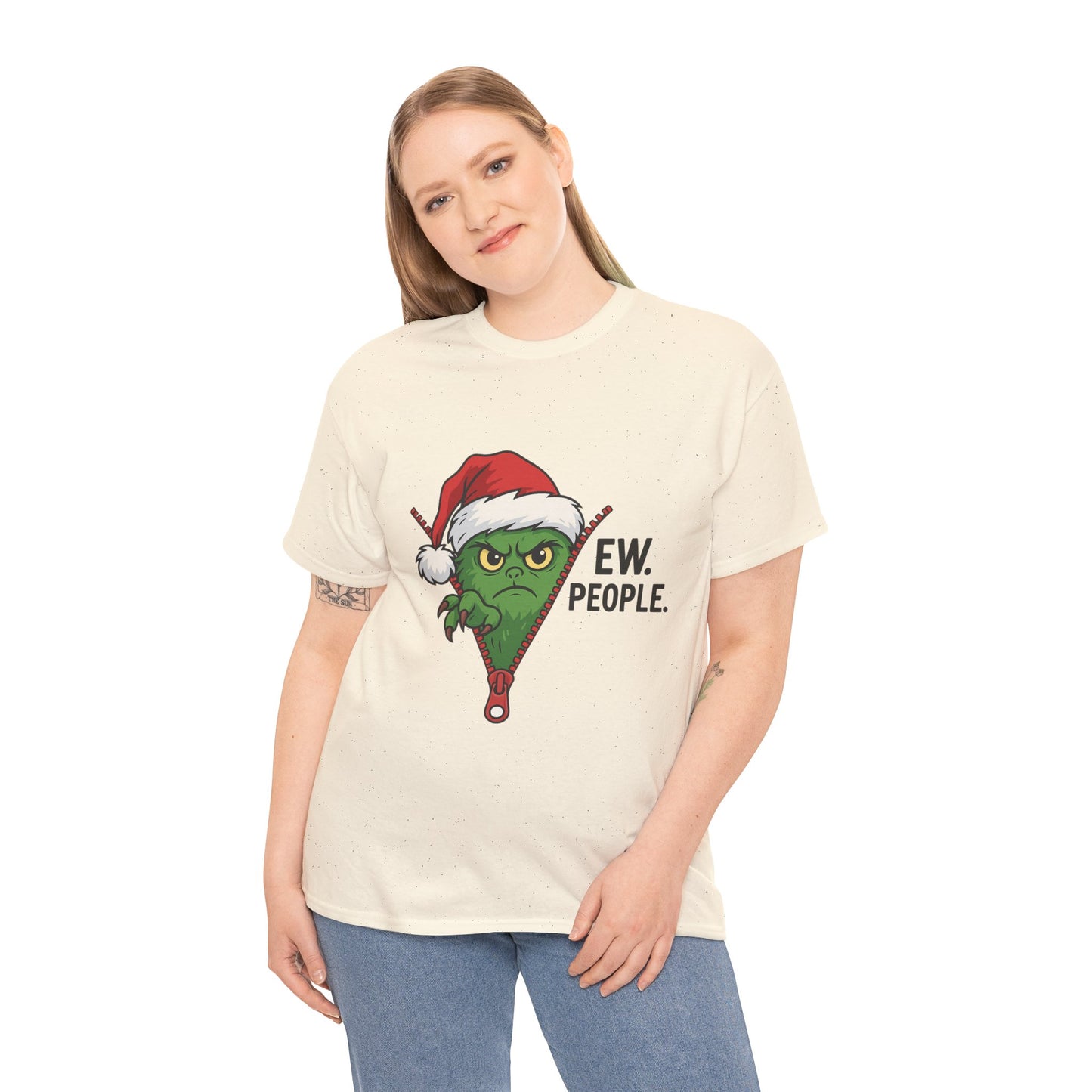 Grinch “Ew People” Christmas Sweatshirt – Funny Holiday Gift