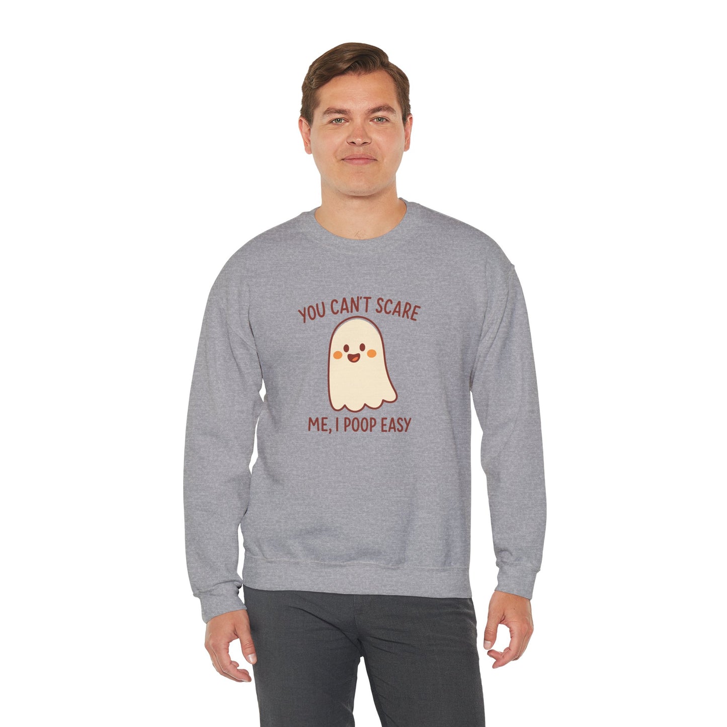 Funny Ghost Sweatshirt | Cozy Crewneck Pullover | Halloween Apparel | Unisex Casual Wear | Fall Pun