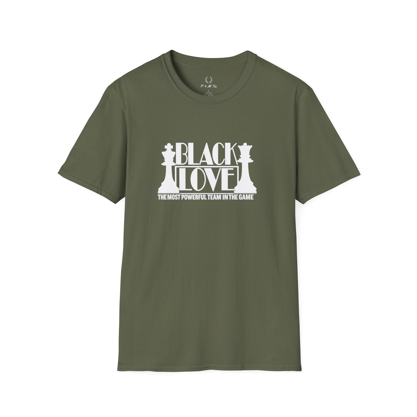 Black Love Chess Tee | "Black Love: A Most Powerful Team in the Game" Graphic T-Shirt