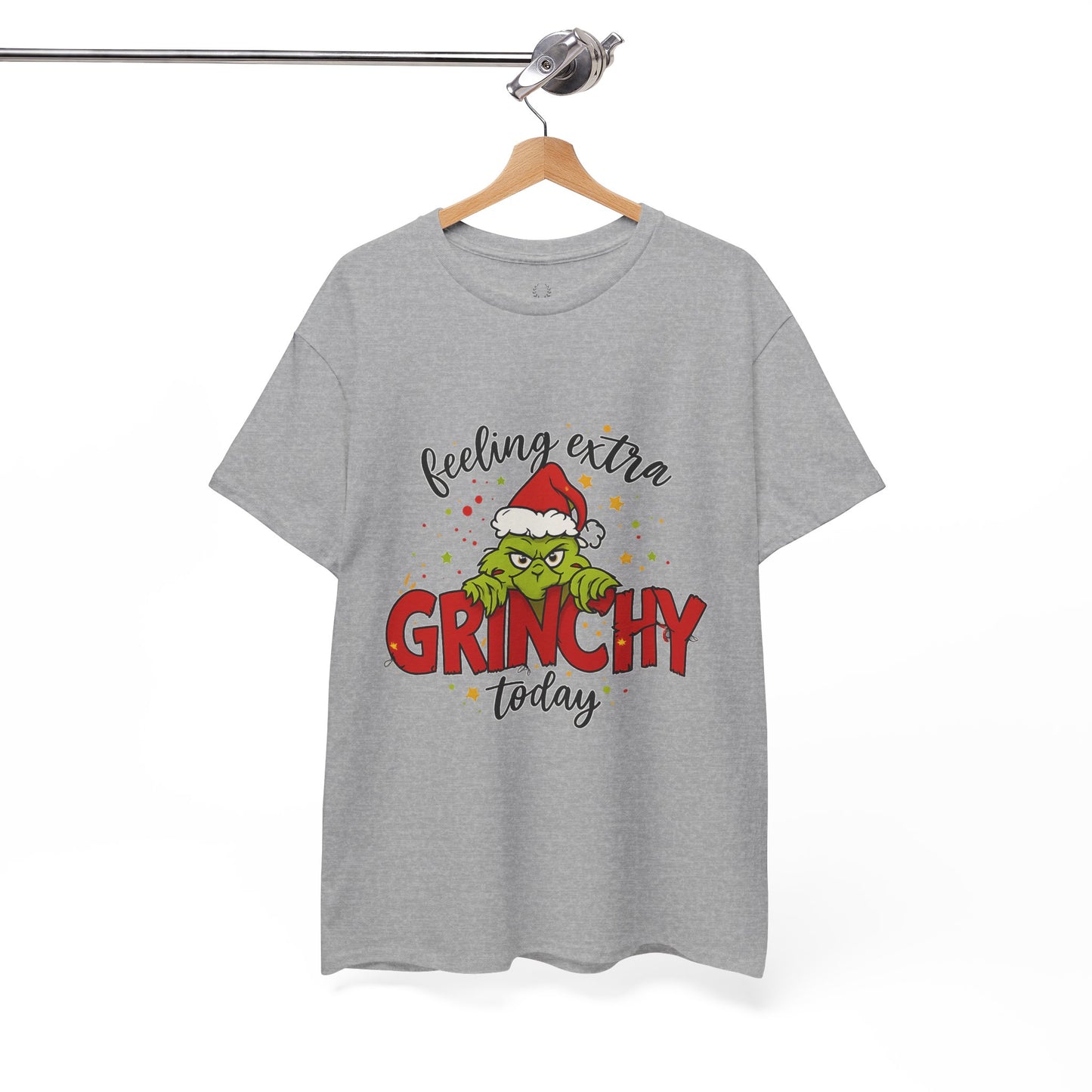 Grinch “Feeling Extra Grinchy Today” Christmas T-Shirt – Funny Holiday Tee