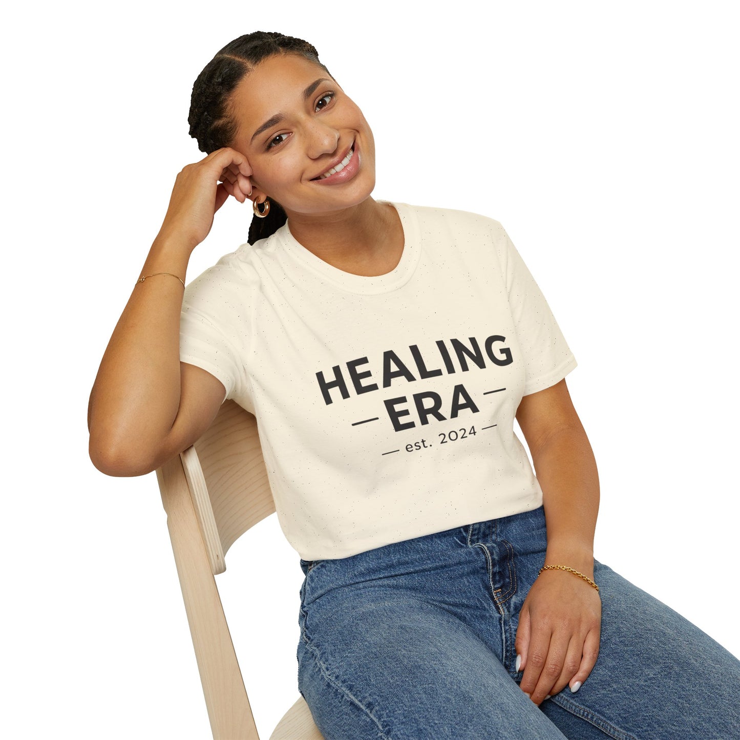 Healing Era T-Shirt | “Healing Era Est. 2024” Minimal Wellness Tee