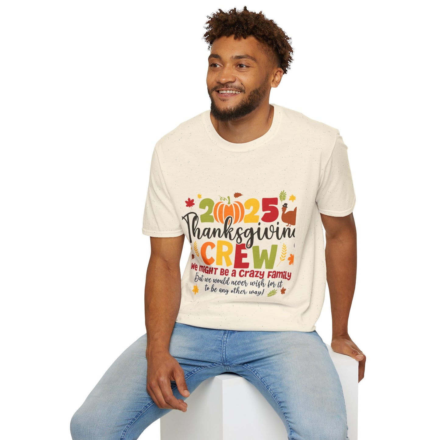 Thanksgiving 2025 Shirt | Family Thanksgiving Crew Tee | Funny Holiday Matching Outfit | Fall Pumpkin Turkey T-Shirt