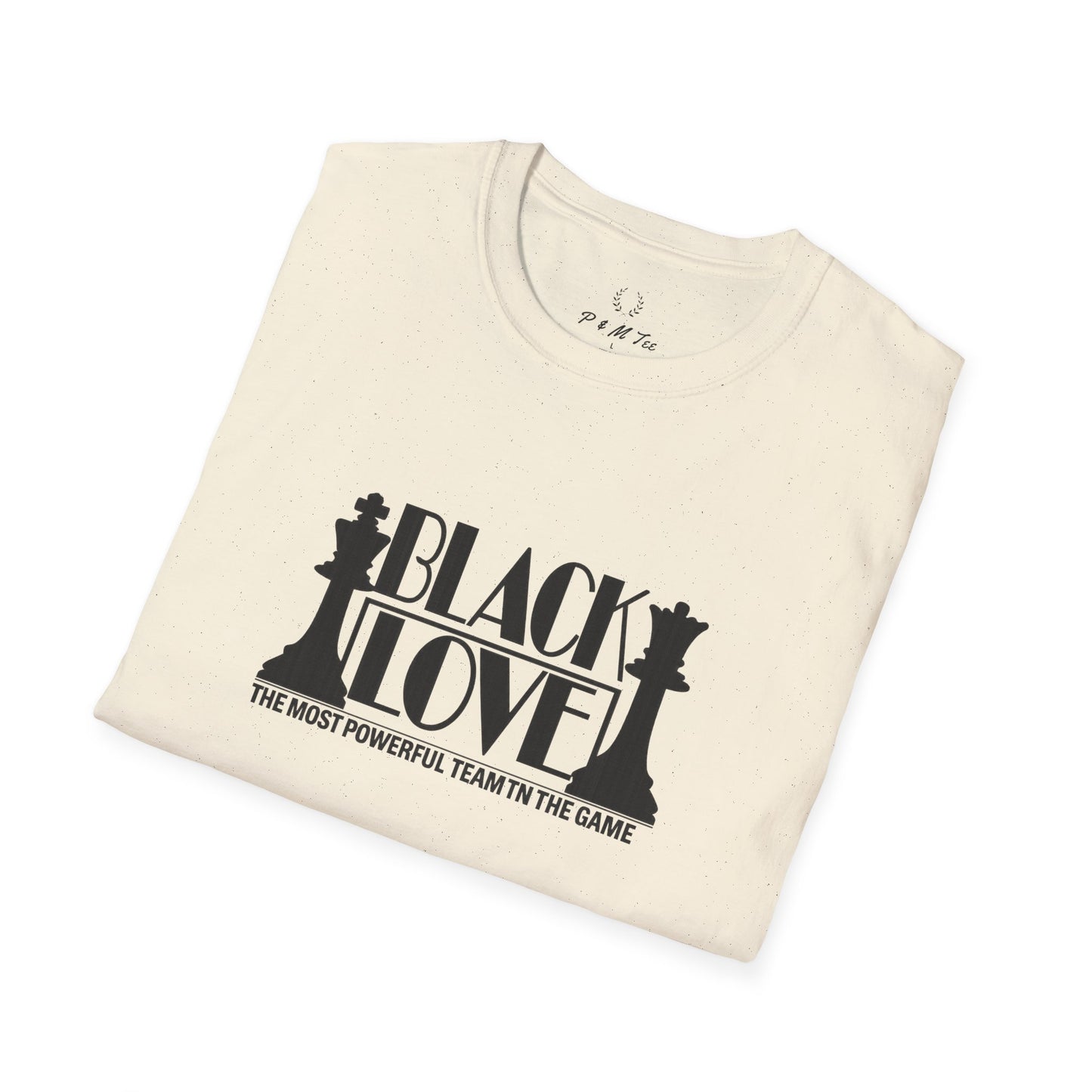 Black Love Chess Tee | "Black Love: A Most Powerful Team in the Game" Graphic T-Shirt