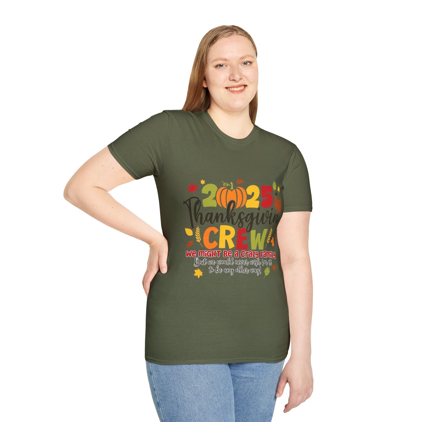 Thanksgiving 2025 Shirt | Family Thanksgiving Crew Tee | Funny Holiday Matching Outfit | Fall Pumpkin Turkey T-Shirt