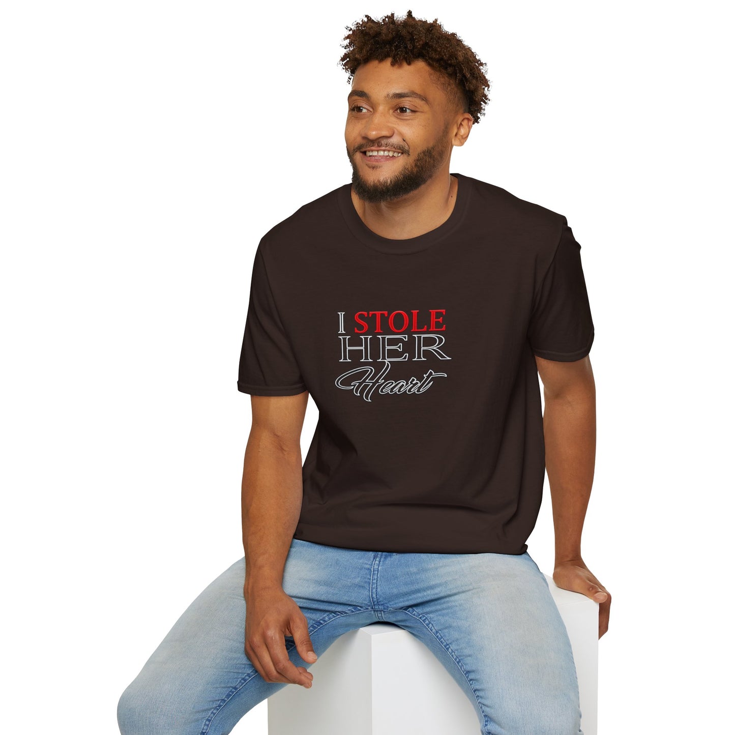 I Stole Her Heart T-Shirt — Romantic Couples Valentine Tee