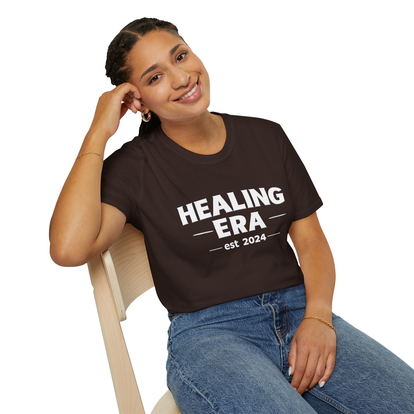 Healing Era T-Shirt | “Healing Era Est. 2024” Minimal Wellness Tee