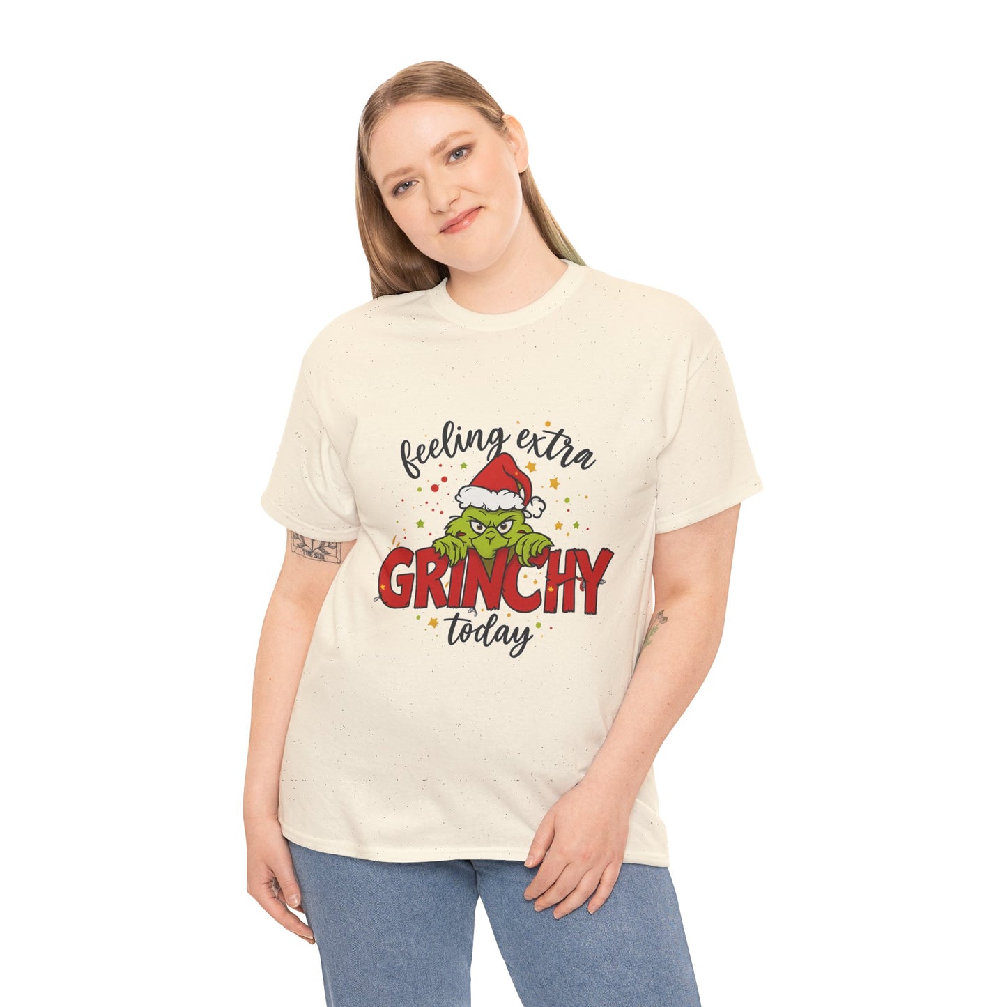 Grinch “Feeling Extra Grinchy Today” Christmas T-Shirt – Funny Holiday Tee