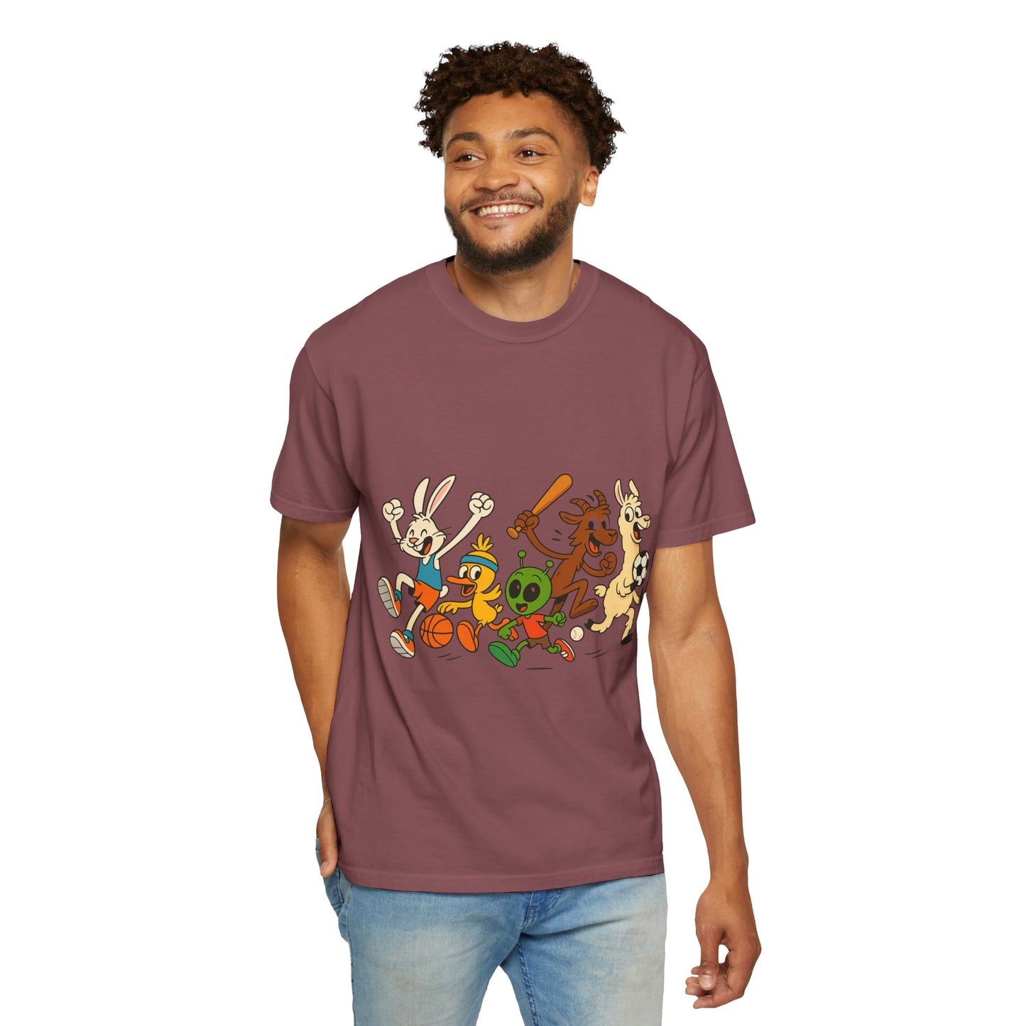 Cartoon Sports Team T-Shirt