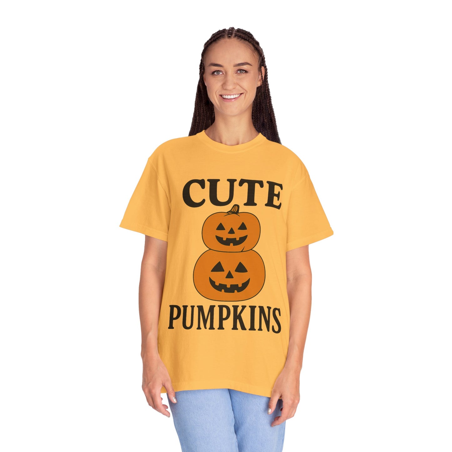 Cute Pumpkins Halloween T-Shirt – Funny Jack-O’-Lantern Graphic Tee for Men, Women & Kids