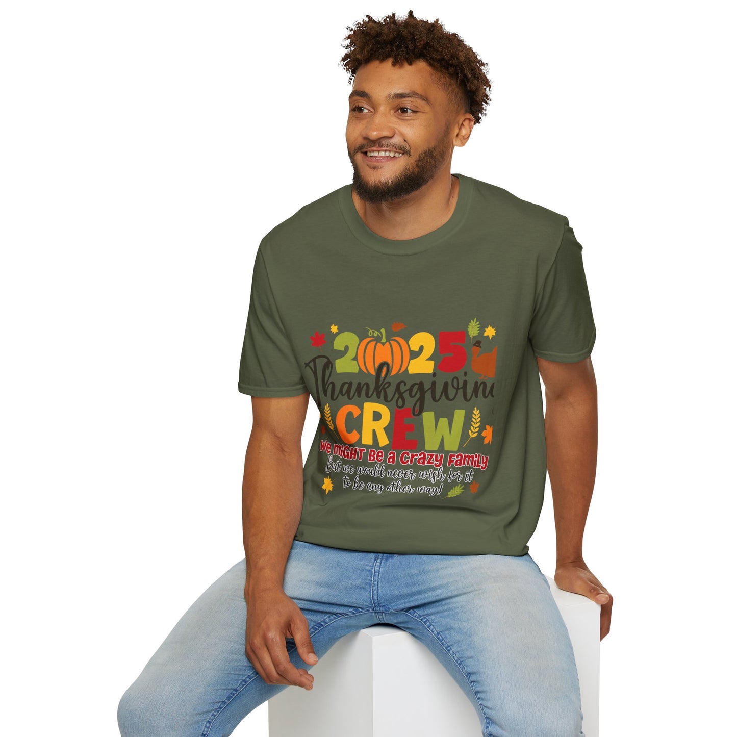 Thanksgiving 2025 Shirt | Family Thanksgiving Crew Tee | Funny Holiday Matching Outfit | Fall Pumpkin Turkey T-Shirt