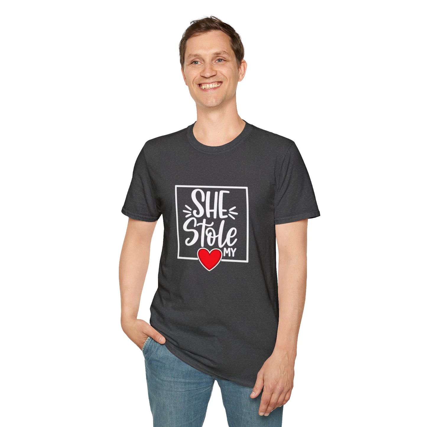 She Stole My Heart T-Shirt | Cute Couples Valentine Tee