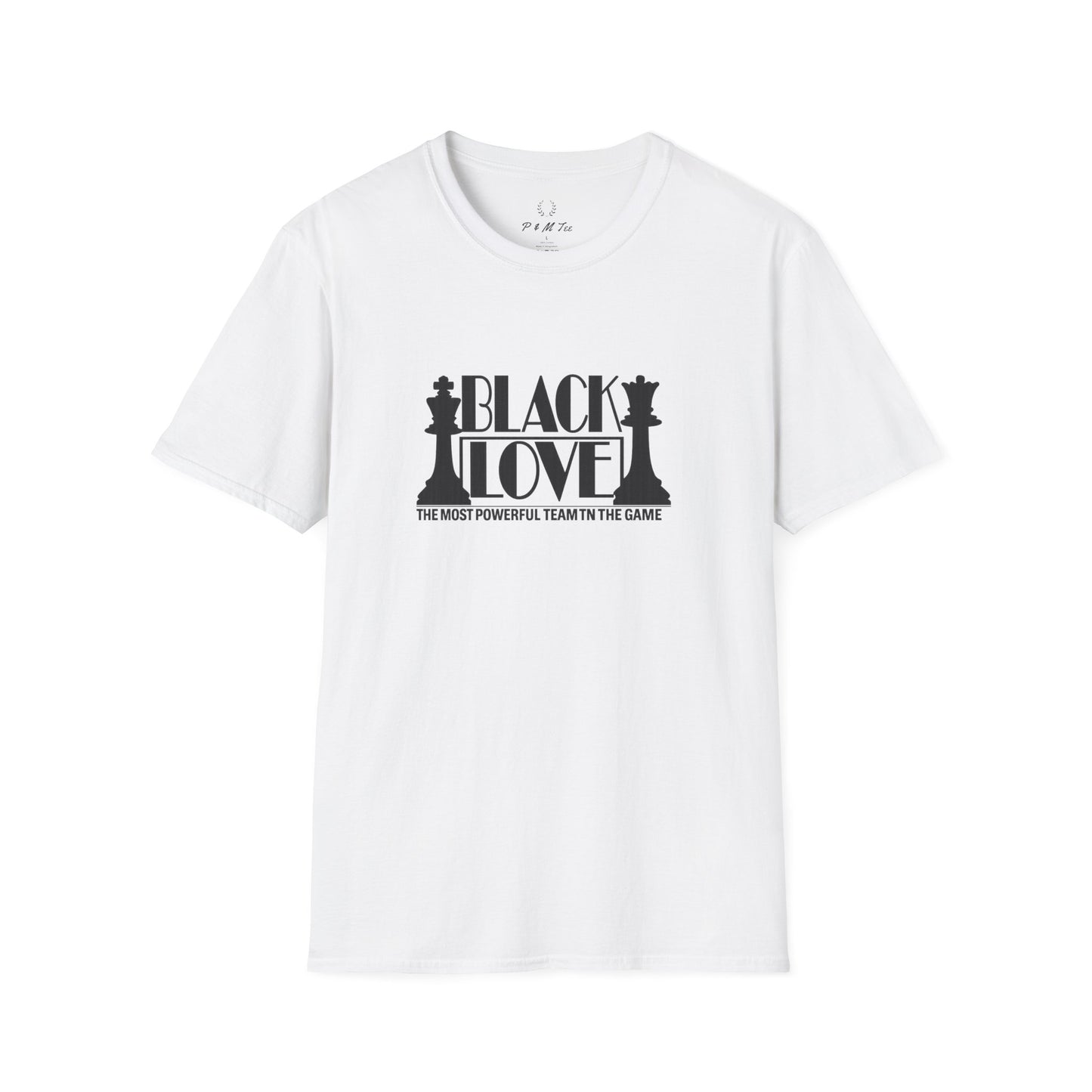 Black Love Chess Tee | "Black Love: A Most Powerful Team in the Game" Graphic T-Shirt