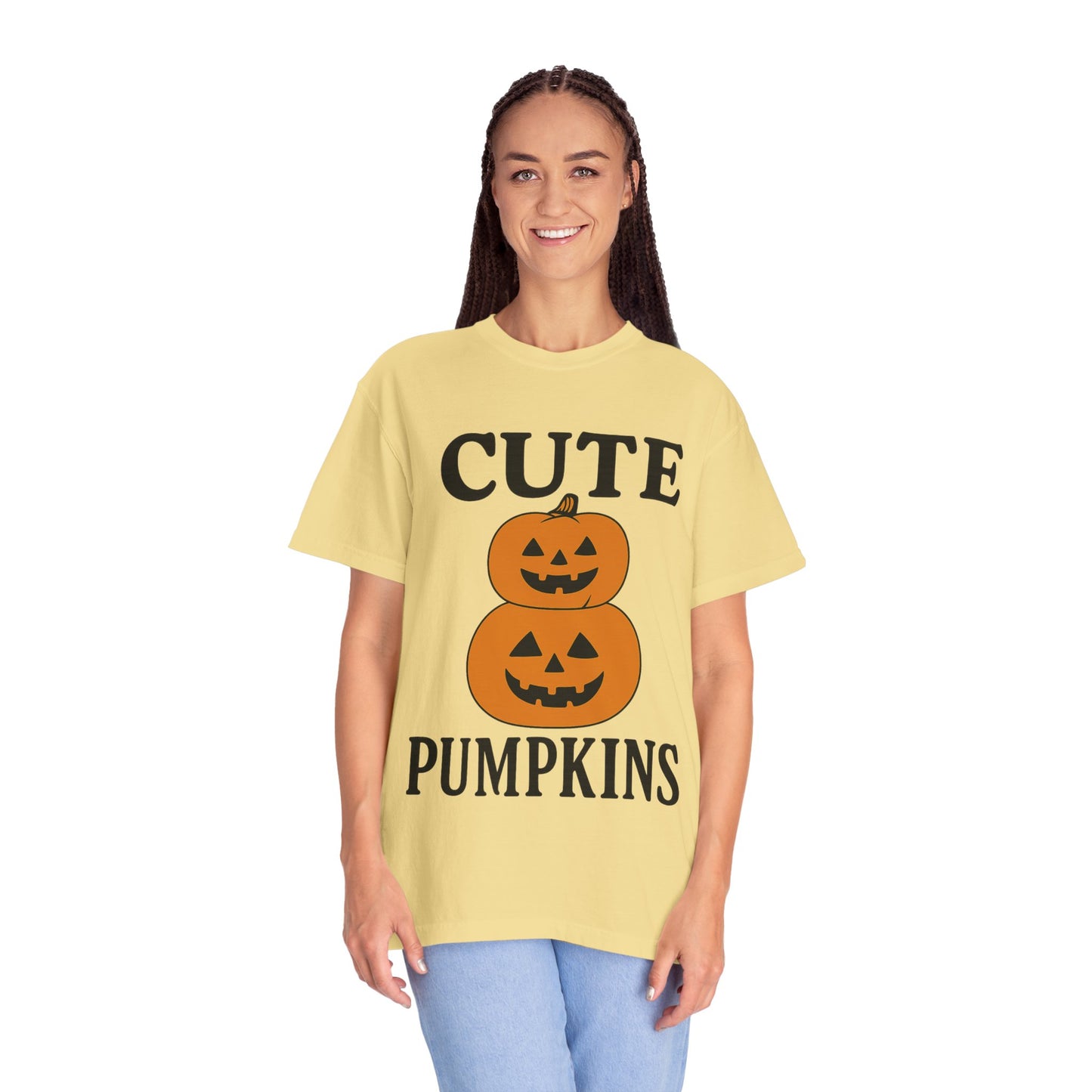 Cute Pumpkins Halloween T-Shirt – Funny Jack-O’-Lantern Graphic Tee for Men, Women & Kids