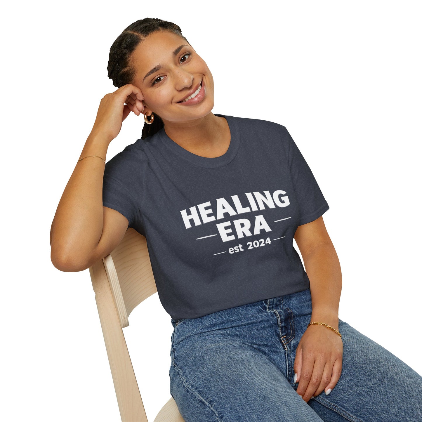 Healing Era T-Shirt | “Healing Era Est. 2024” Minimal Wellness Tee