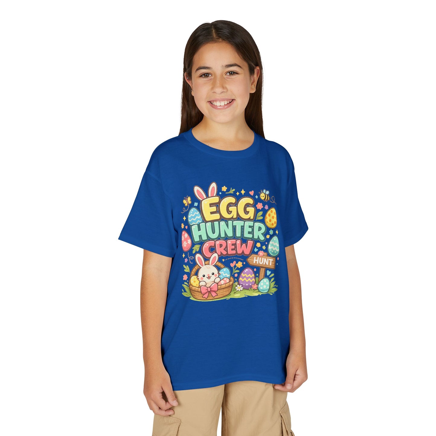 Egg Hunter Crew Youth T-Shirt — Kids Easter Bunny & Egg Hunt Tee