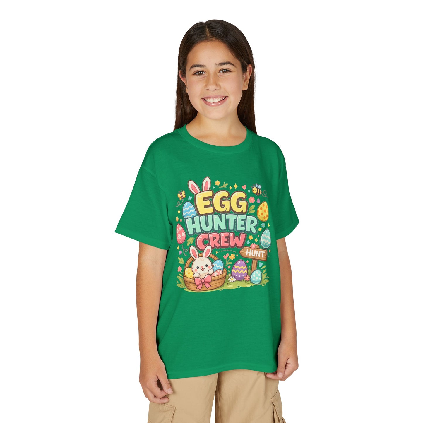Egg Hunter Crew Youth T-Shirt — Kids Easter Bunny & Egg Hunt Tee