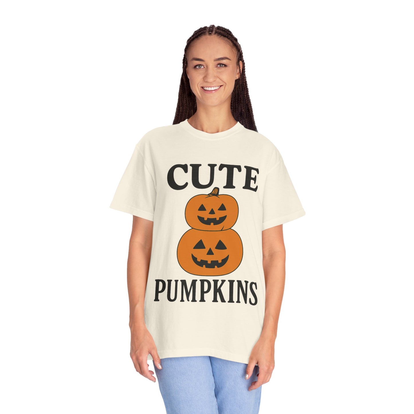 Cute Pumpkins Halloween T-Shirt – Funny Jack-O’-Lantern Graphic Tee for Men, Women & Kids