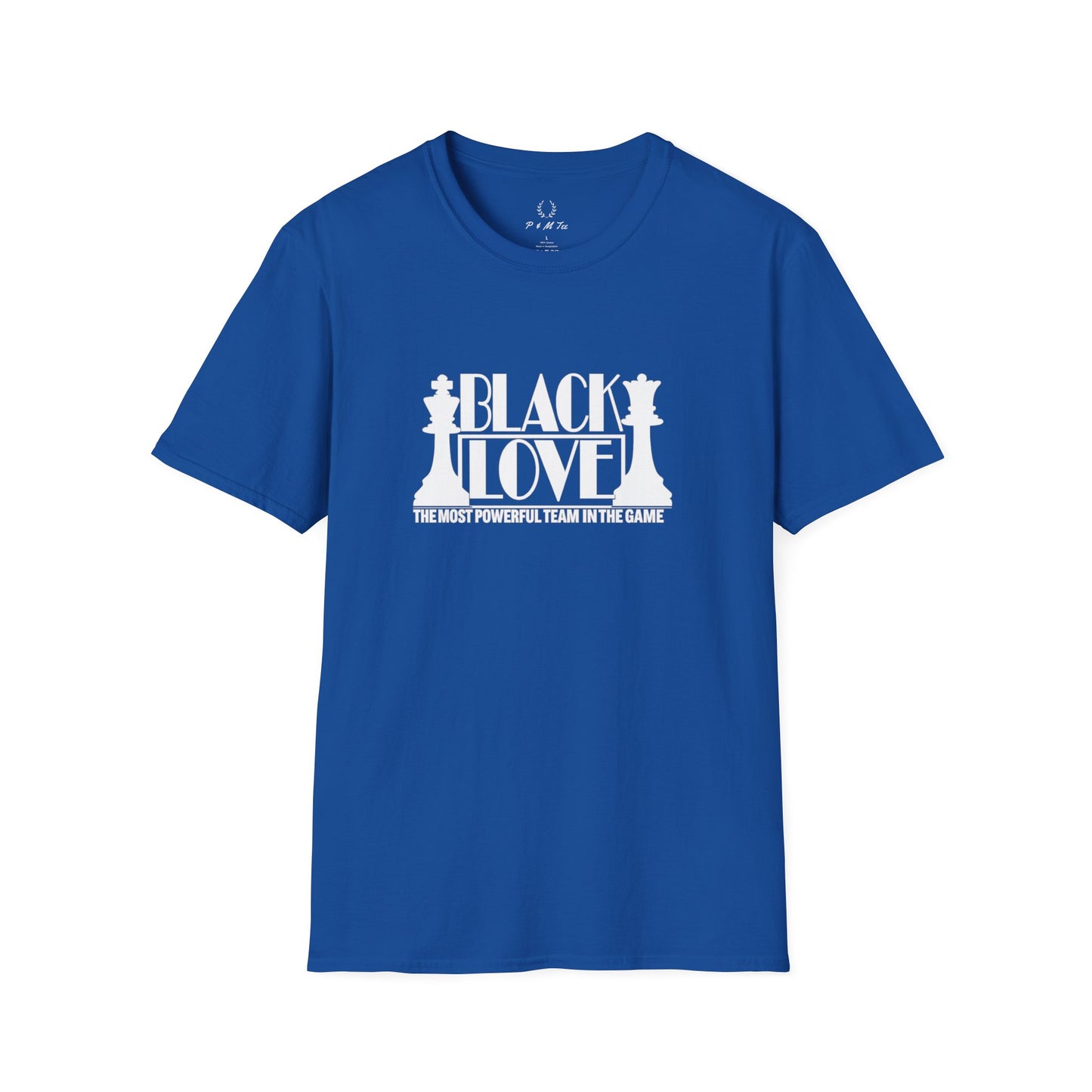 Black Love Chess Tee | "Black Love: A Most Powerful Team in the Game" Graphic T-Shirt