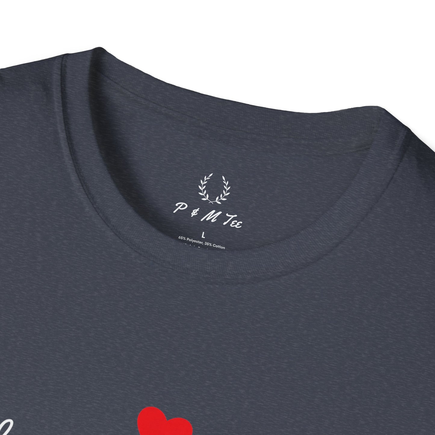 Love You Finger Heart T-Shirt | Cute Korean Heart Sign Couple & Valentine Tee