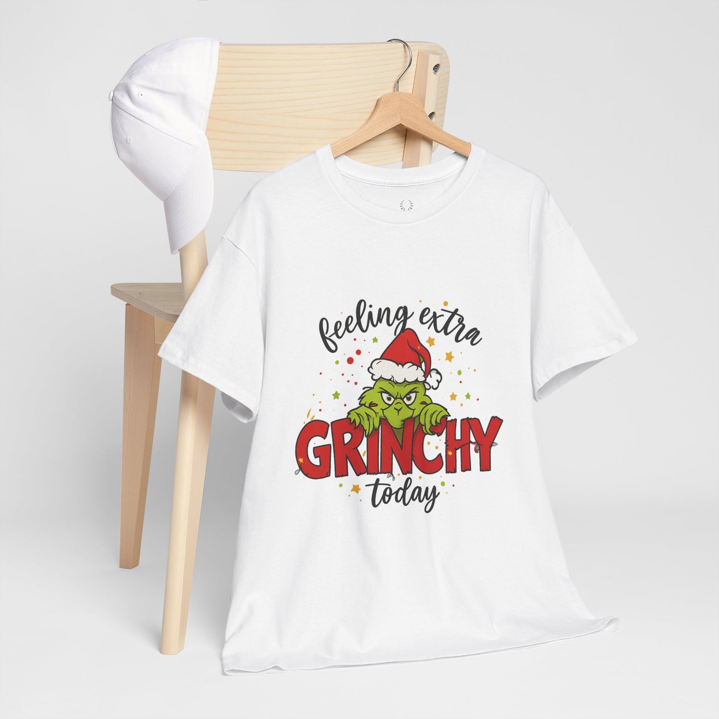 Grinch “Feeling Extra Grinchy Today” Christmas T-Shirt – Funny Holiday Tee