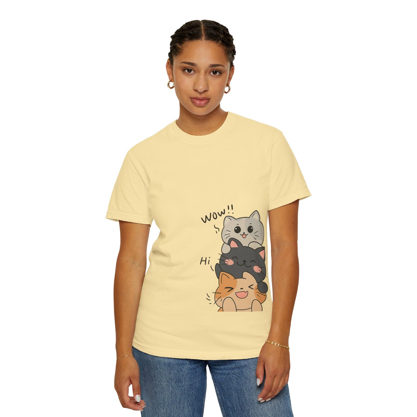 Cat Stack Unisex T-shirt for Cat Lovers
