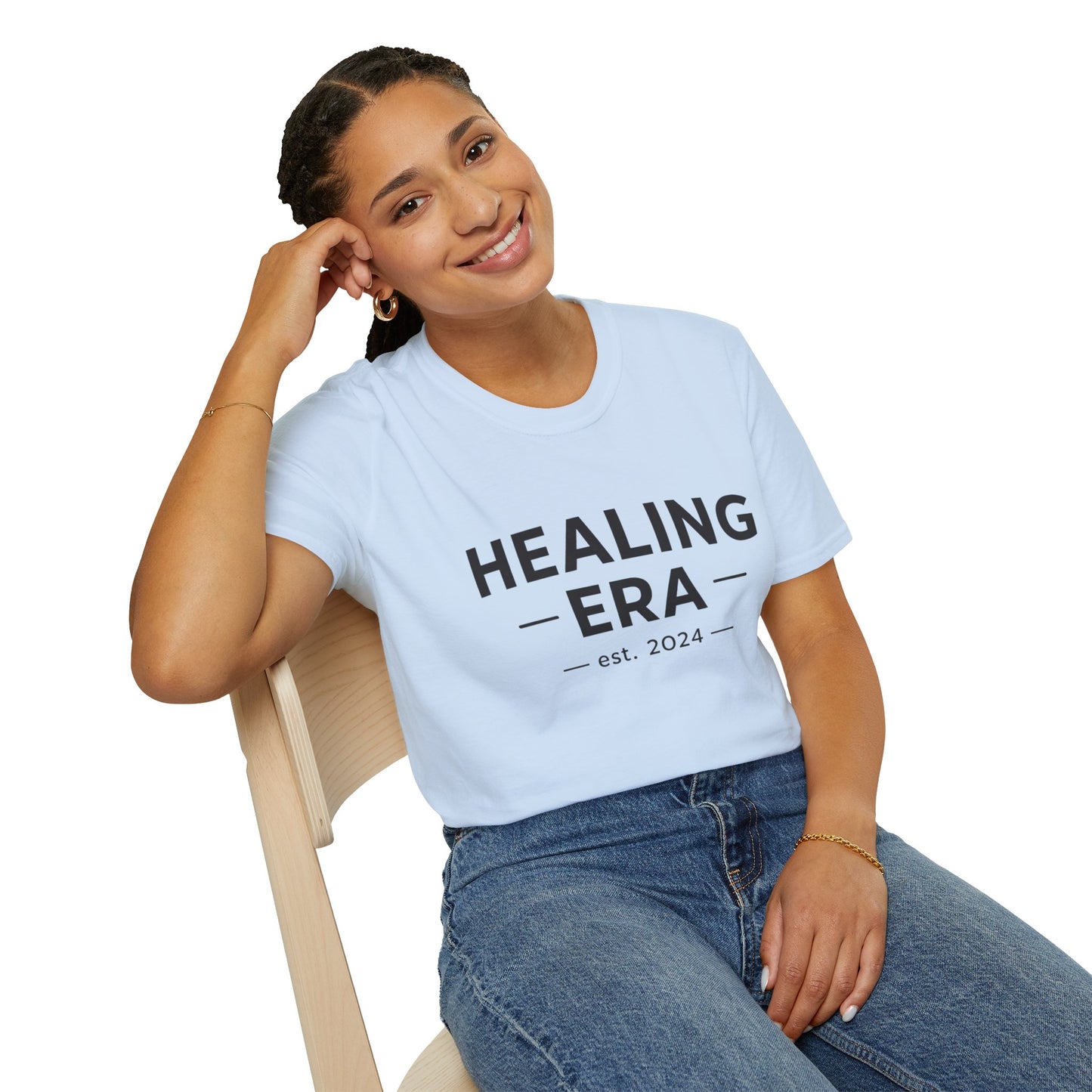 Healing Era T-Shirt | “Healing Era Est. 2024” Minimal Wellness Tee