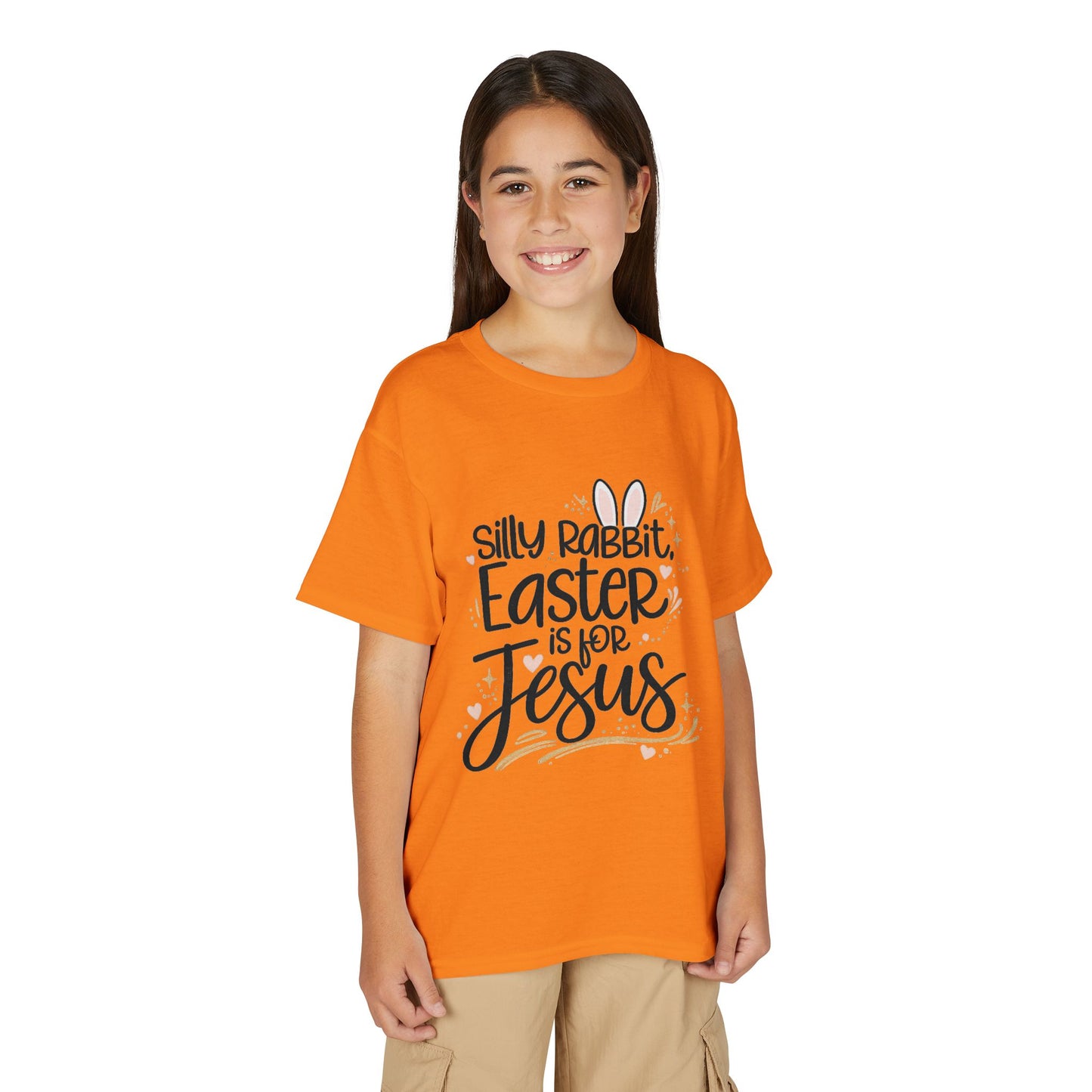 Youth Easter Jesus T-Shirt — "Silly Rabbit, Easter is for Jesus" Kids Tee