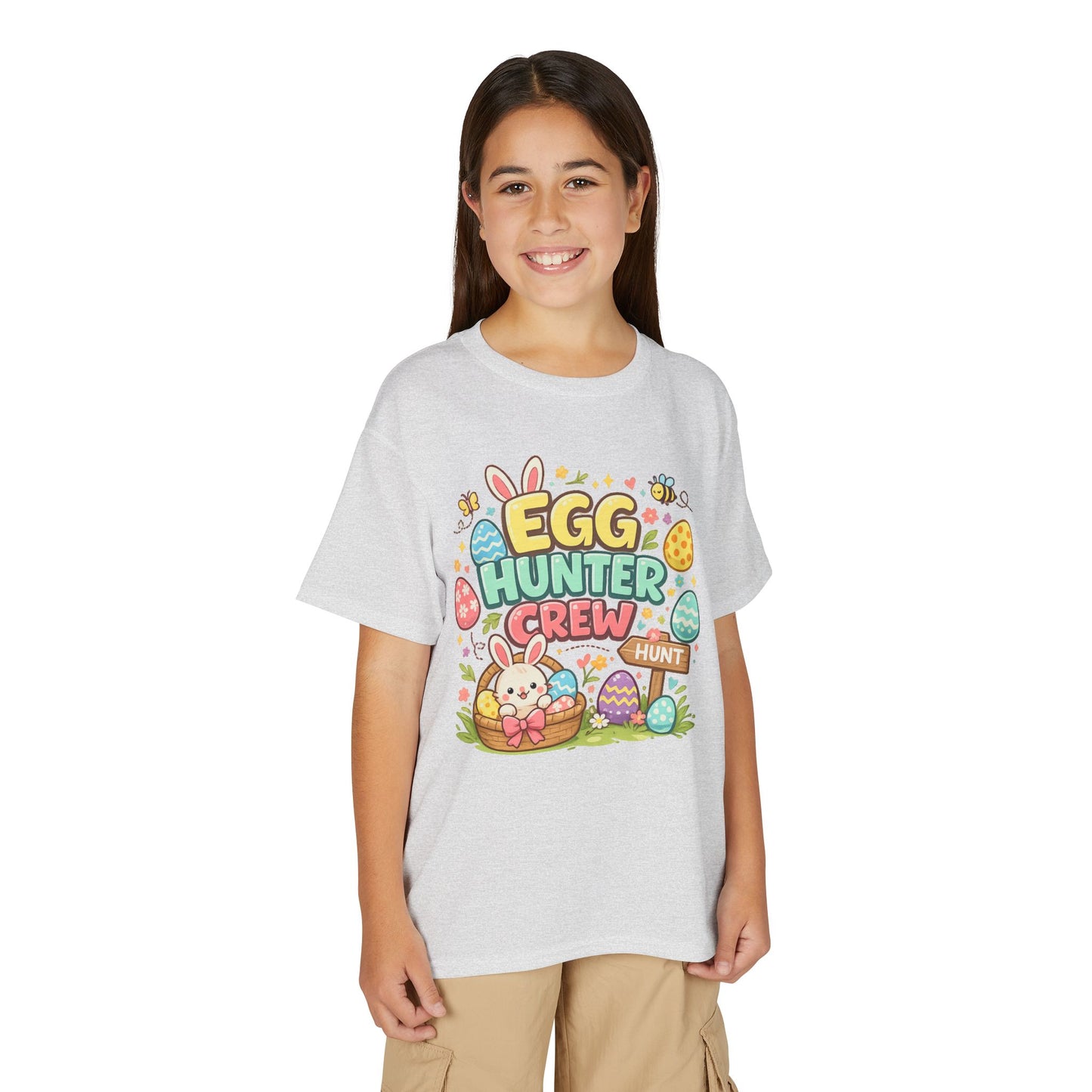 Egg Hunter Crew Youth T-Shirt — Kids Easter Bunny & Egg Hunt Tee