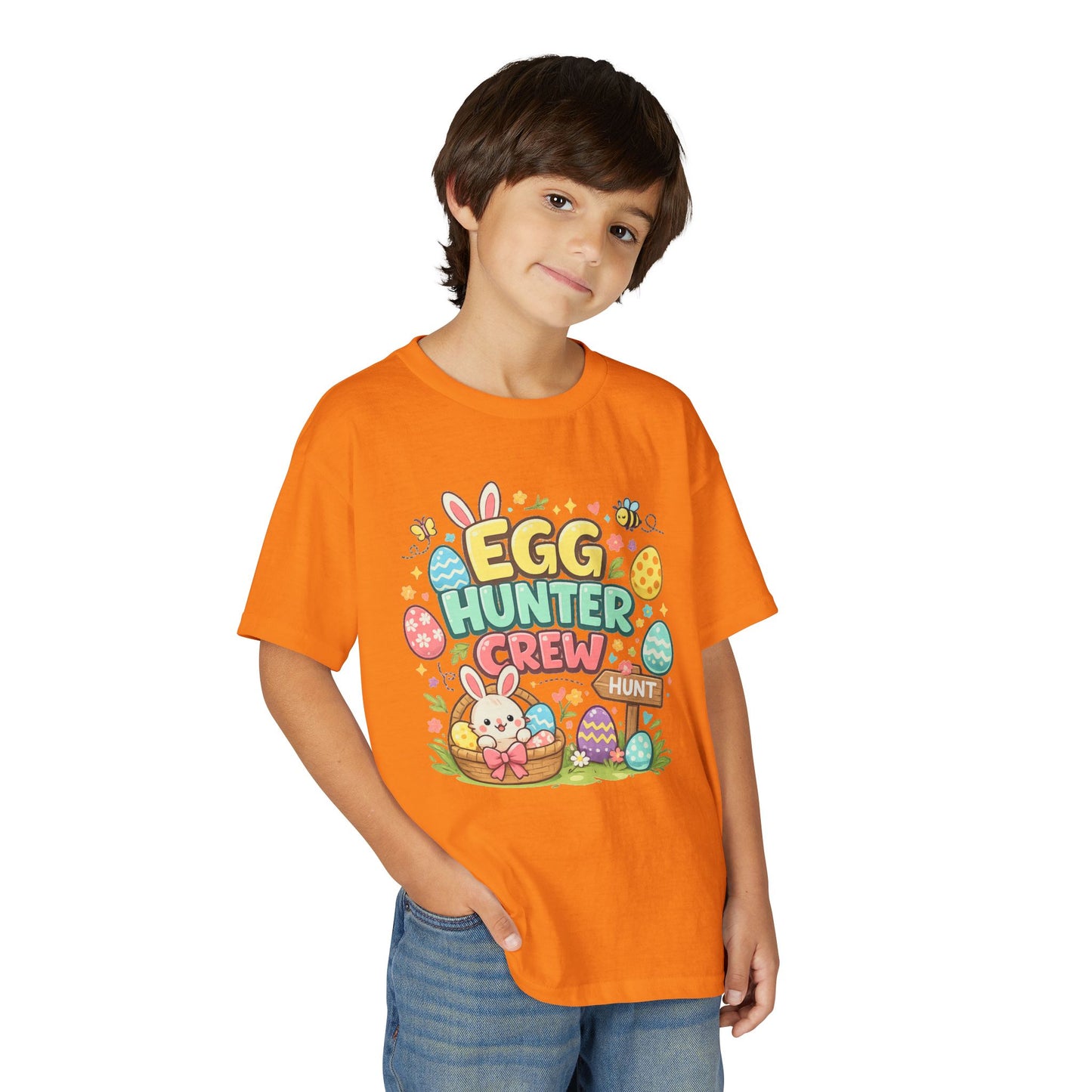 Egg Hunter Crew Youth T-Shirt — Kids Easter Bunny & Egg Hunt Tee