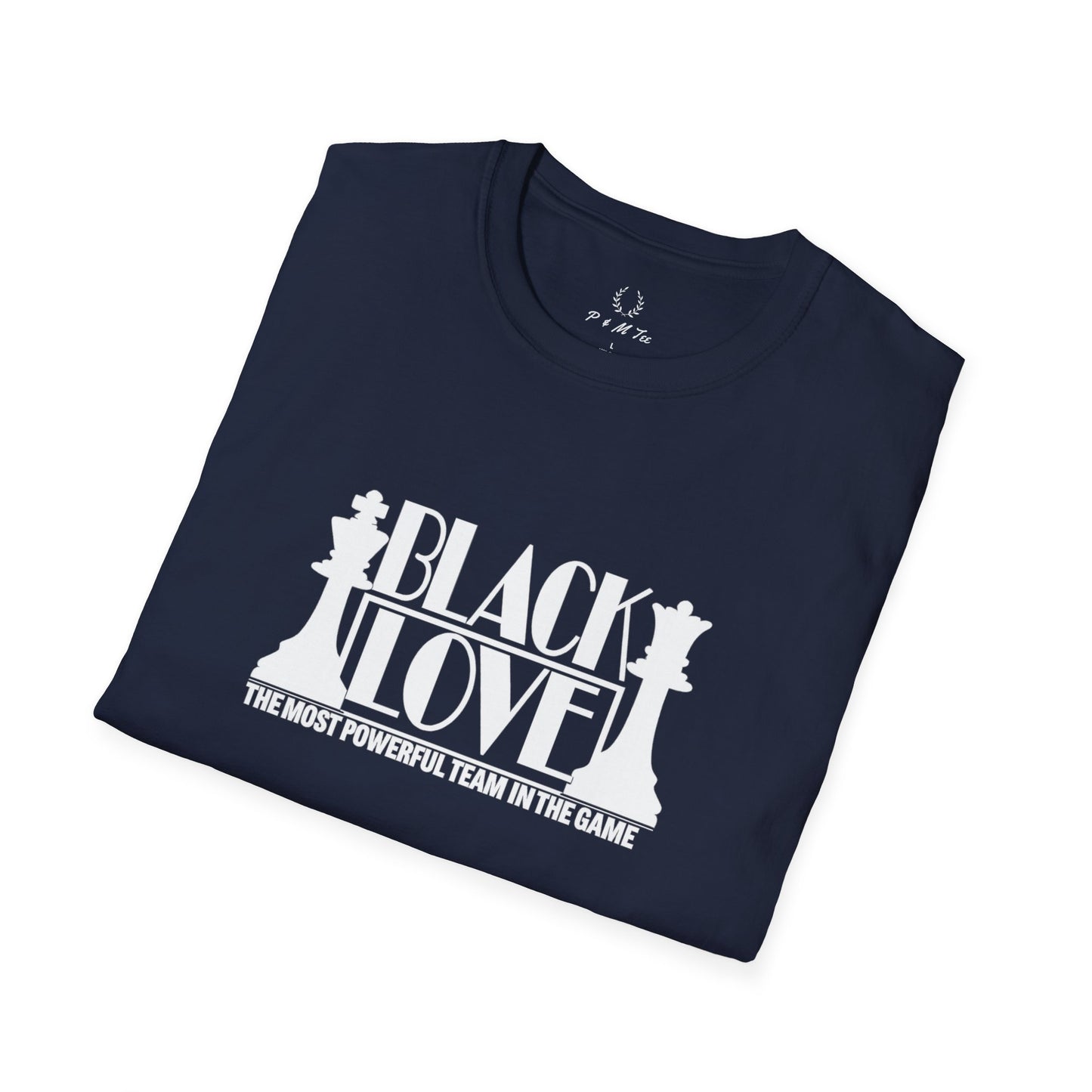 Black Love Chess Tee | "Black Love: A Most Powerful Team in the Game" Graphic T-Shirt